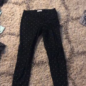 Black and White Old Navy Pixie Pants